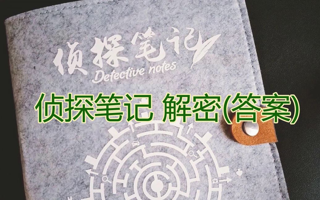 【游戏书系列2】奥秘之家 《侦探笔记》 解密/攻略/答案（全程剧透，慎入！）