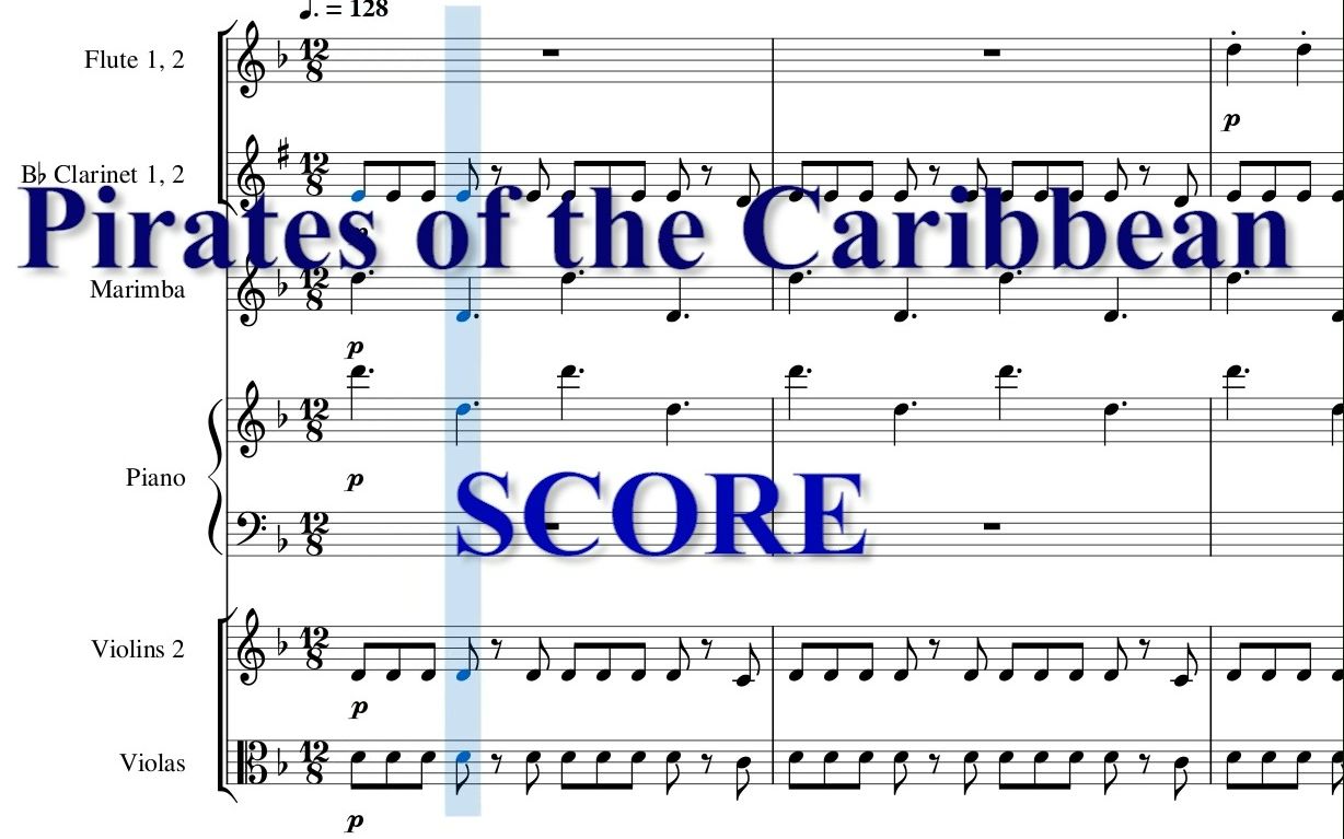 Pirates of the Caribbean总谱