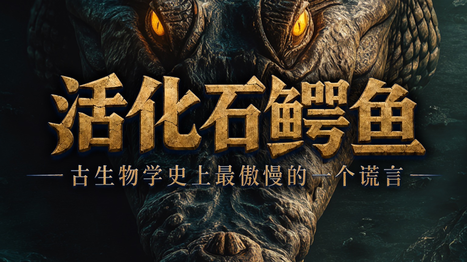活化石鳄鱼：古生物学史上最傲慢的一个谎言