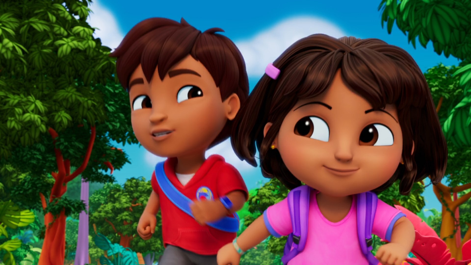 【朵拉Dora2024】新版高清无字幕 S04E11 Dora and Diego and the Big Boy Bears!