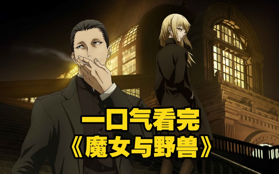 一口气看完《魔女与野兽》男人被魔女诅咒变成美少女，为了解除诅咒踏上寻找魔女之路