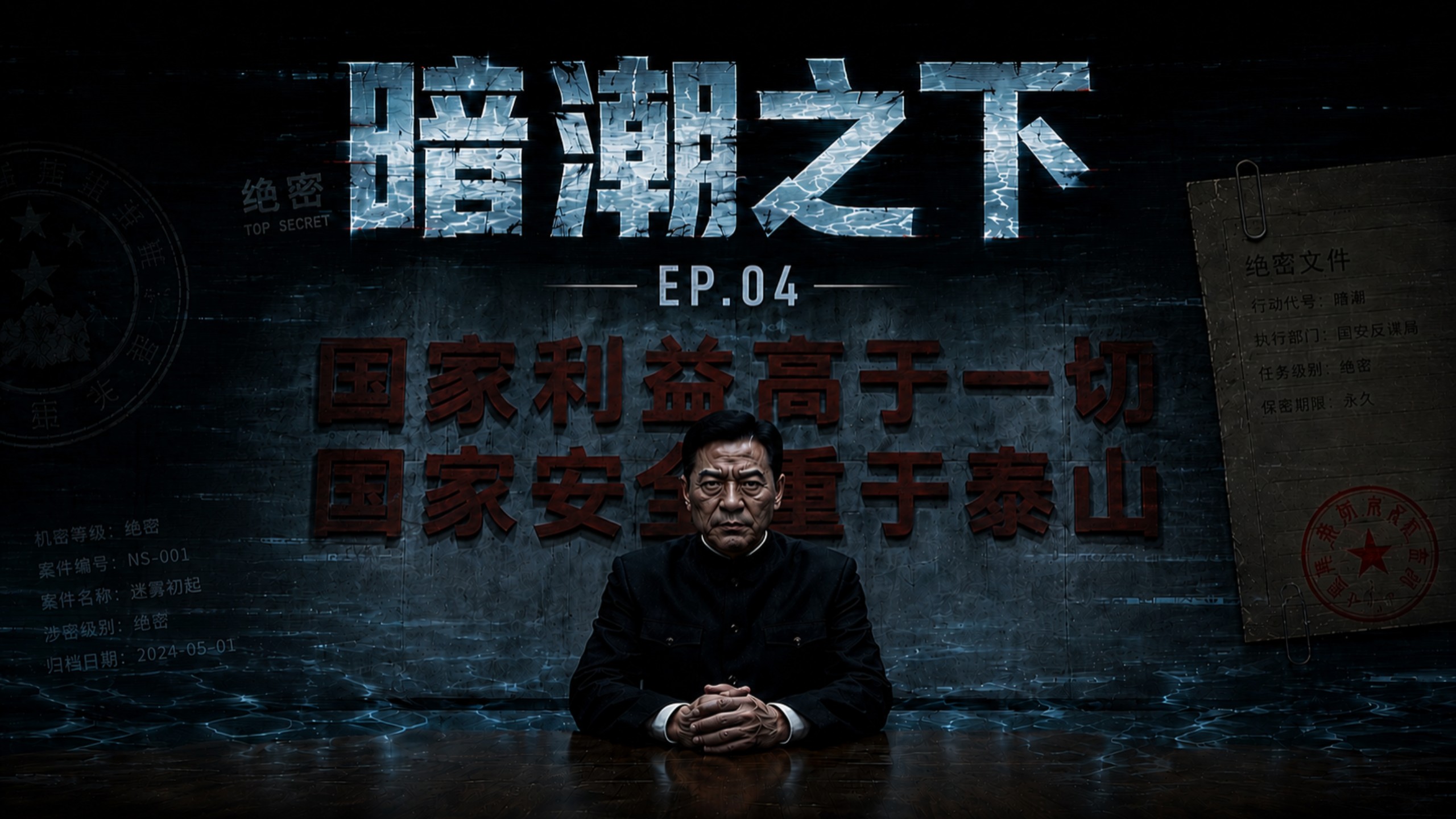 《暗潮之下》第4集：终局时刻，身份疑云即将解开。所有怀疑终于结束，而真正的使命，从未结束。