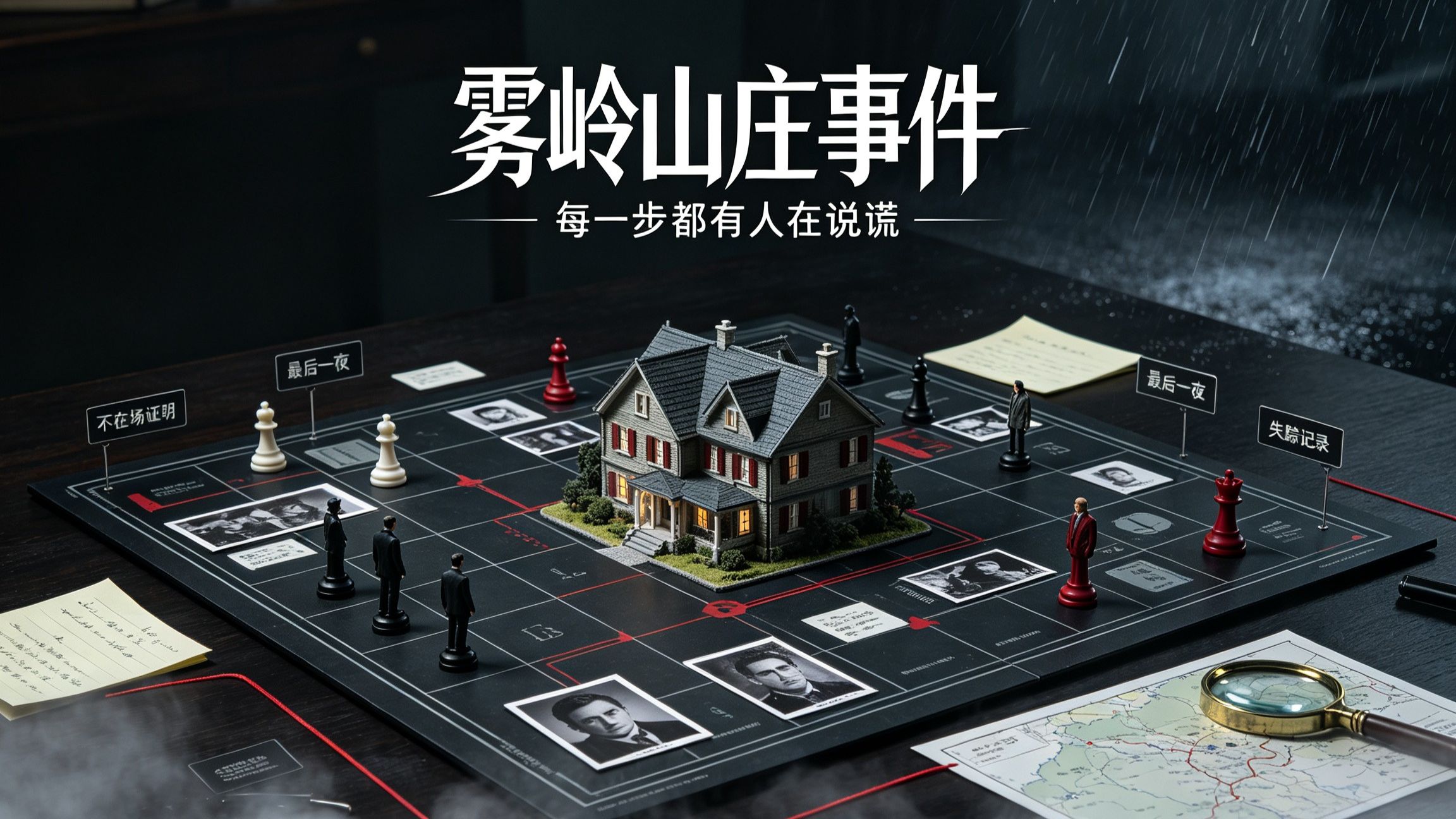 《雾岭山庄事件》悬疑推理智斗【AI全民制作人】