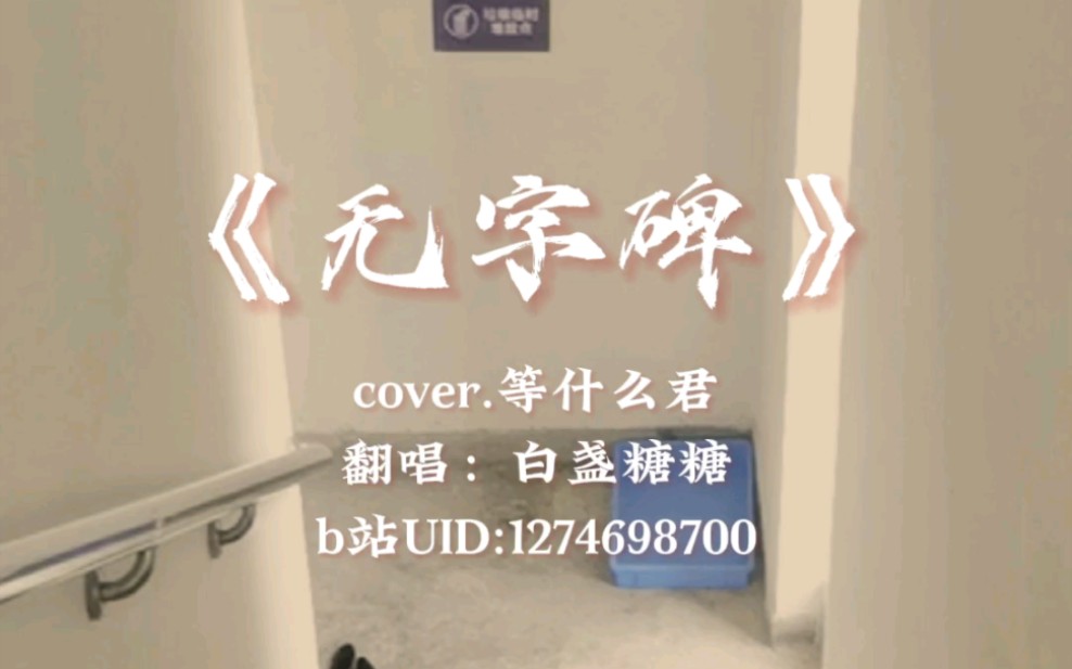 《无字碑》感觉这首歌立意好高
