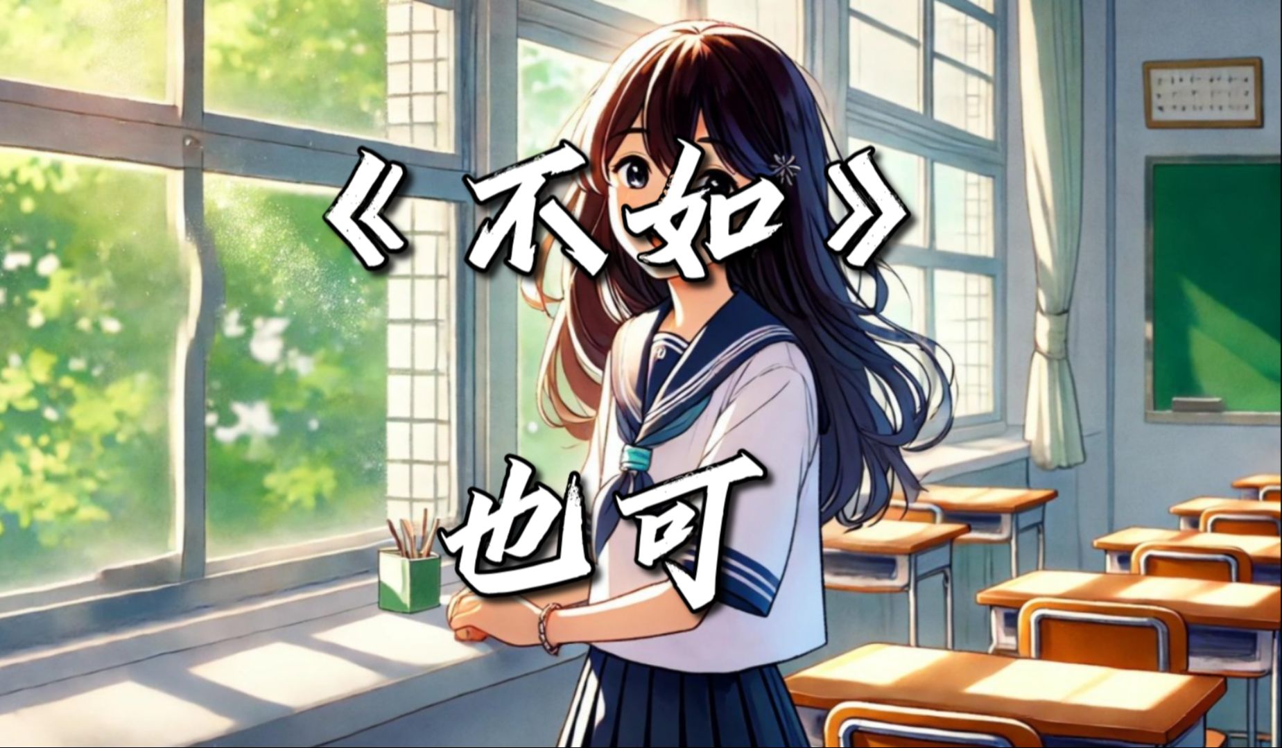 《不如》-也可 |“不如回到最初的相遇，把爱藏在相遇的缝隙”