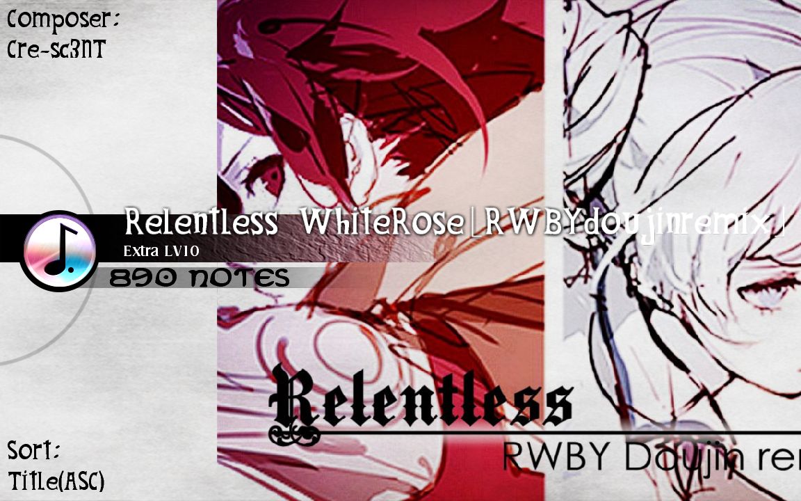 【Deemo自制谱(附手元)】Relentless WhiteRose Lv.10