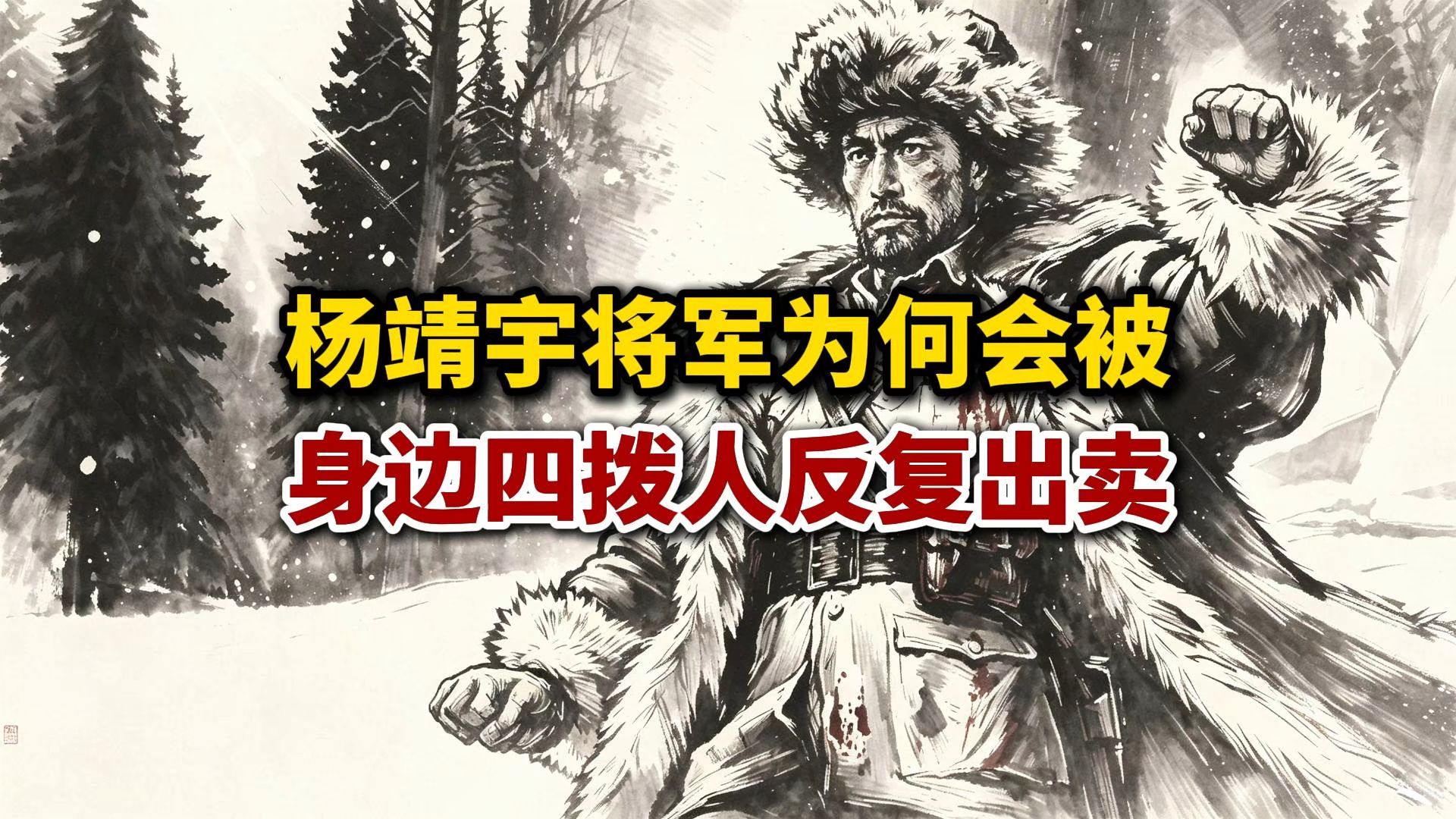 杨靖宇将军为何会先后被身边四个叛徒反复出卖？