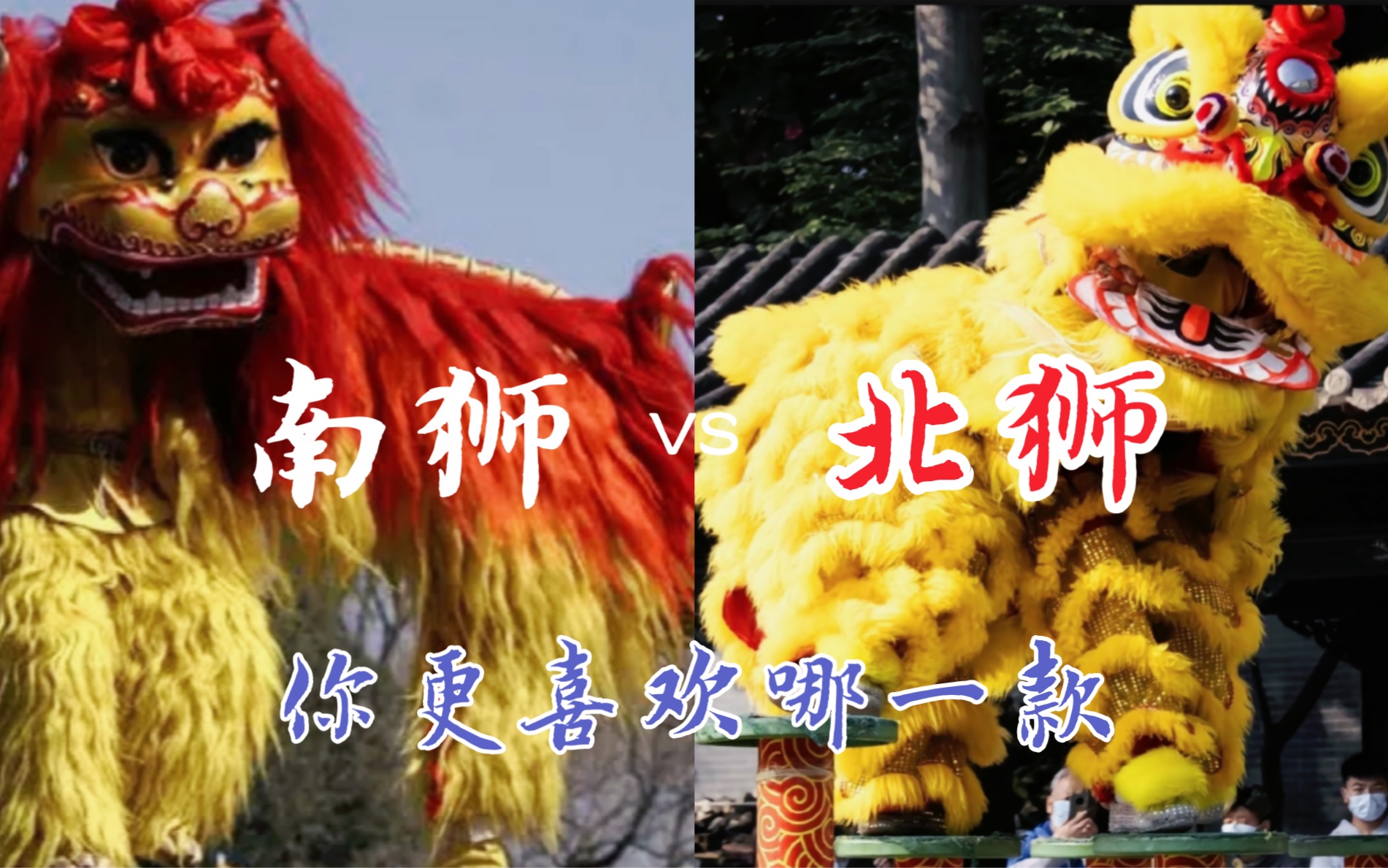 南北狮王争霸，南狮重意，北狮重形，你更喜欢哪一款