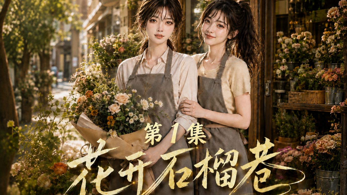 1-花开石榴巷，花开日常，生活温柔以待。