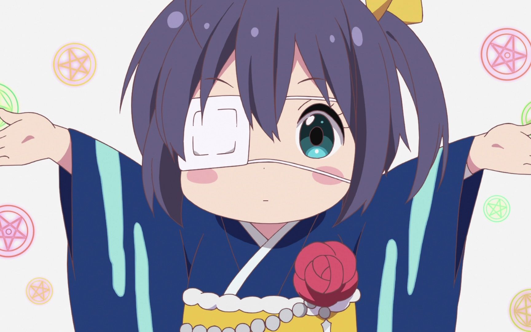 【中二病也要谈恋爱!Lite】ECED无字幕纯享「中二病でも恋がしたい!Lite」漆黒に躍る弧濁覇王節