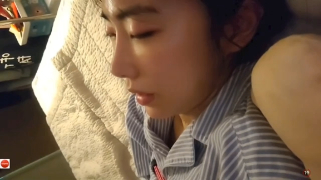 撑不住睡着了