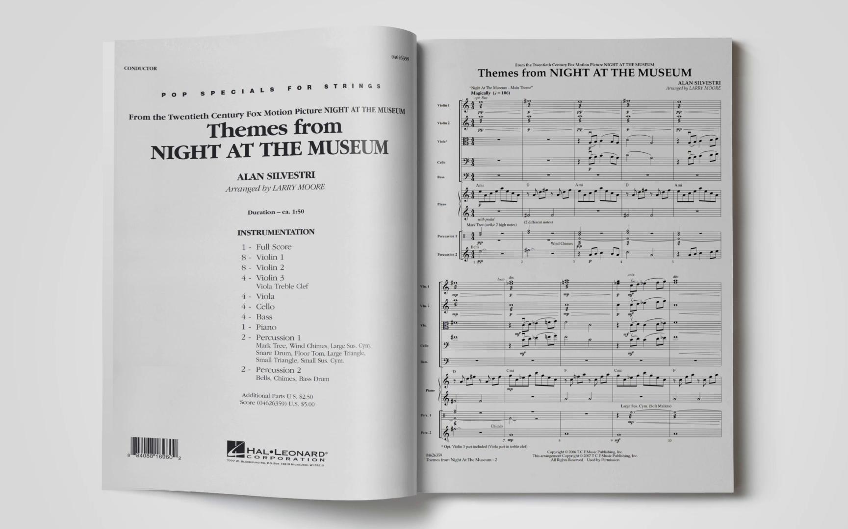 博物馆奇妙夜Themes from Night at the Museum 交响弦乐作品