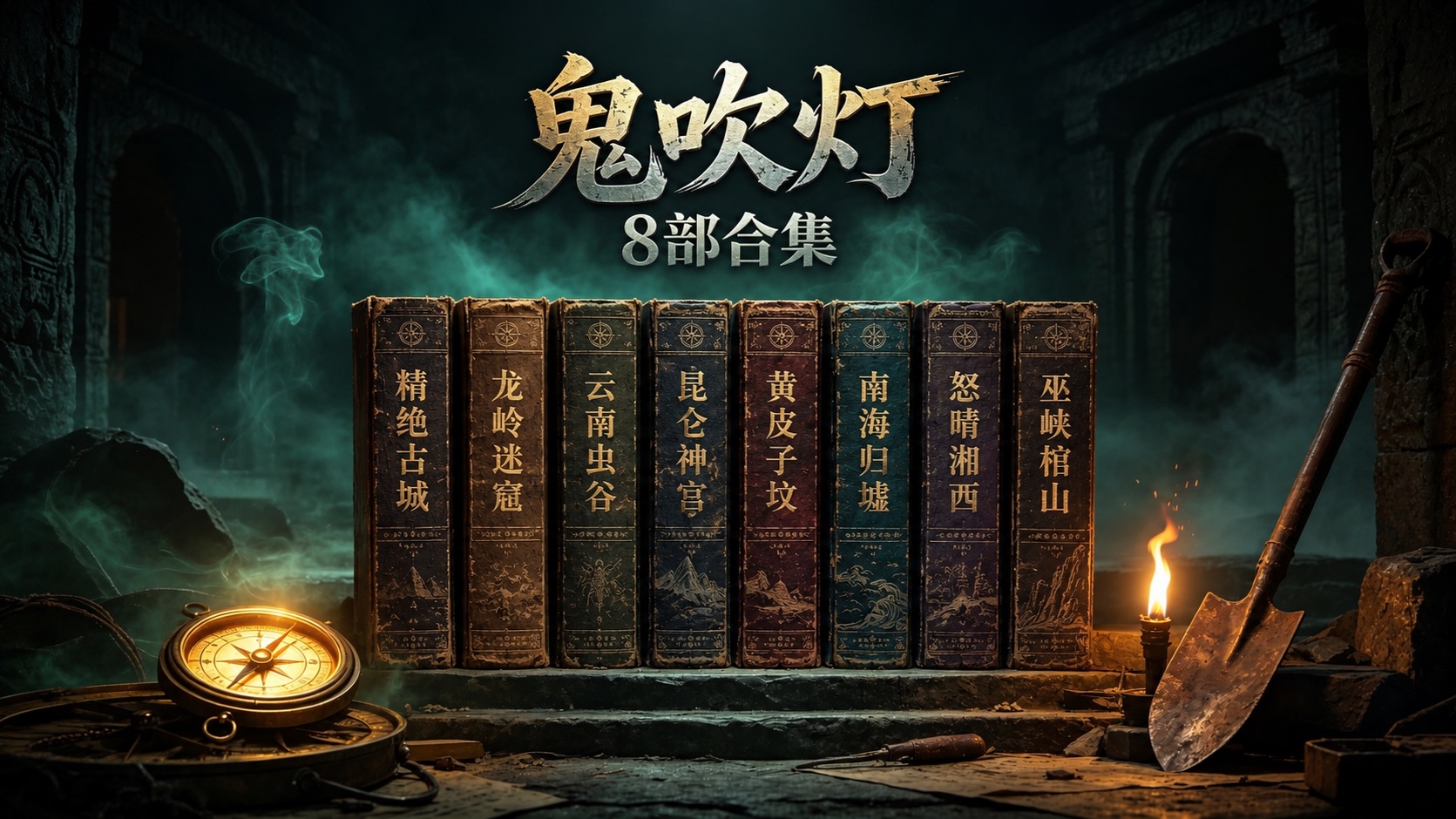 《鬼吹灯》有声小说8部全 周建龙版 高音质无删减完整版