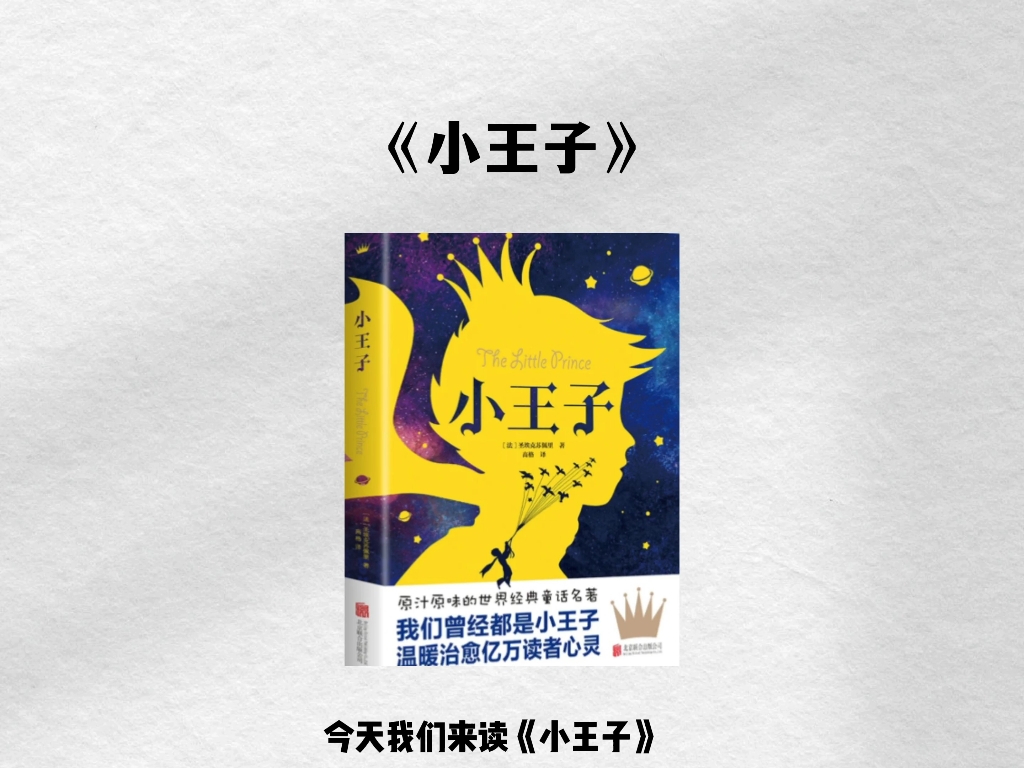 3分钟读一本书《小王子》