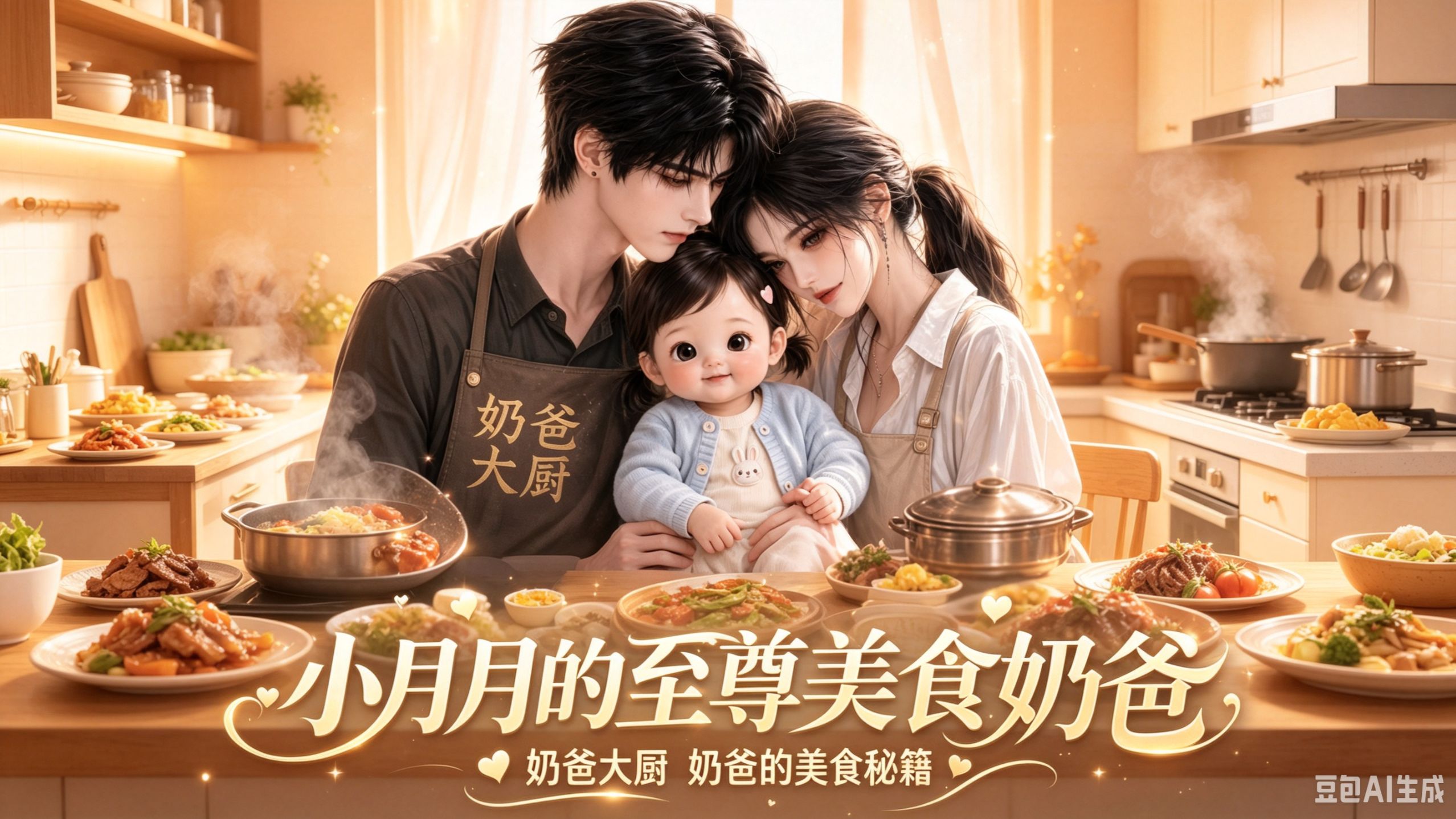 【小月月的至尊美食奶爸】奶爸带萌娃开家常小店，童言趣事配烟火热饭，治愈市井日常！