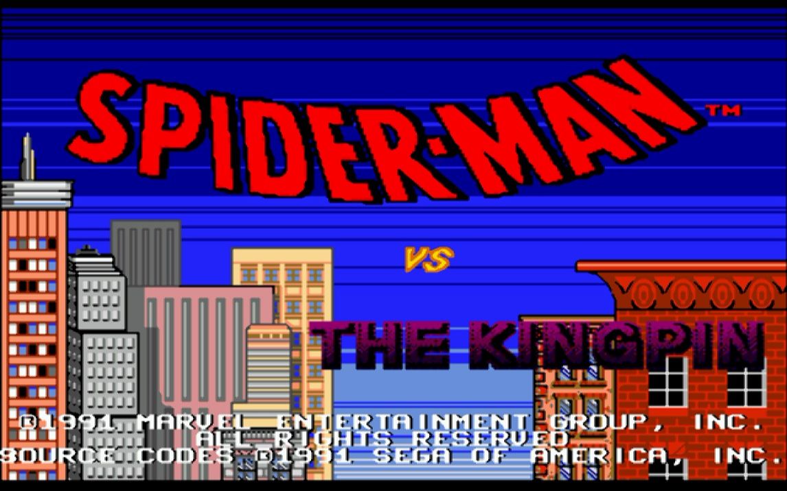 【SEGA世嘉MD游戏】蜘蛛侠(Spider-Man)通关流程（自制）