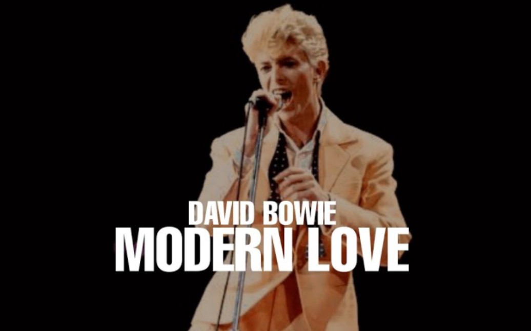 【4K/大卫鲍伊/弗兰西丝·哈】David Bowie - Modern Love - Serious Moonlight