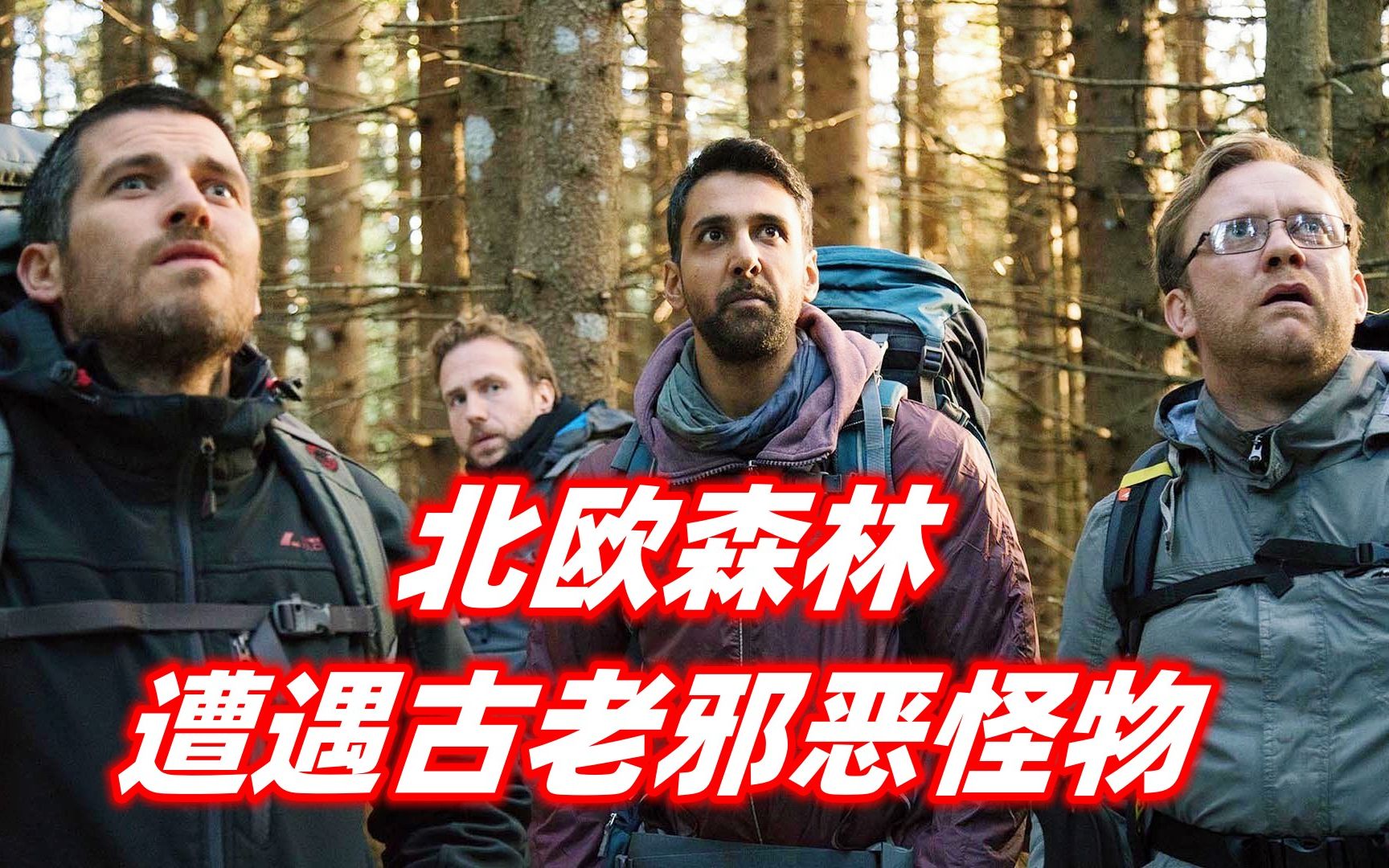 【小雅】四人小队误入北欧森林，遭遇比丧尸还恐怖的古老邪恶怪物，惨遭疯狂杀戮！小众恐怖片《黑森灵》