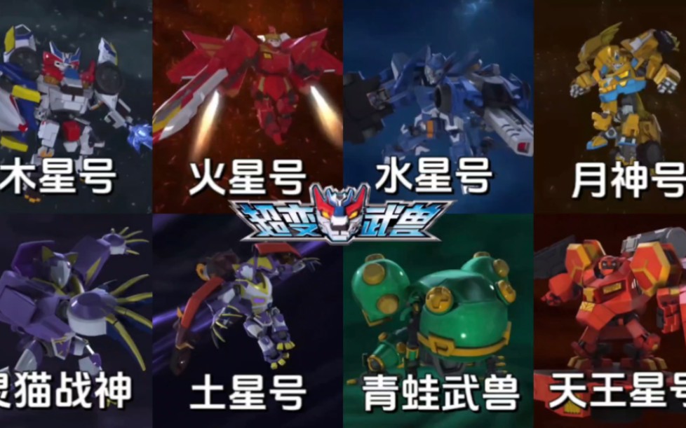 盘点：超变武兽第二季全部变形