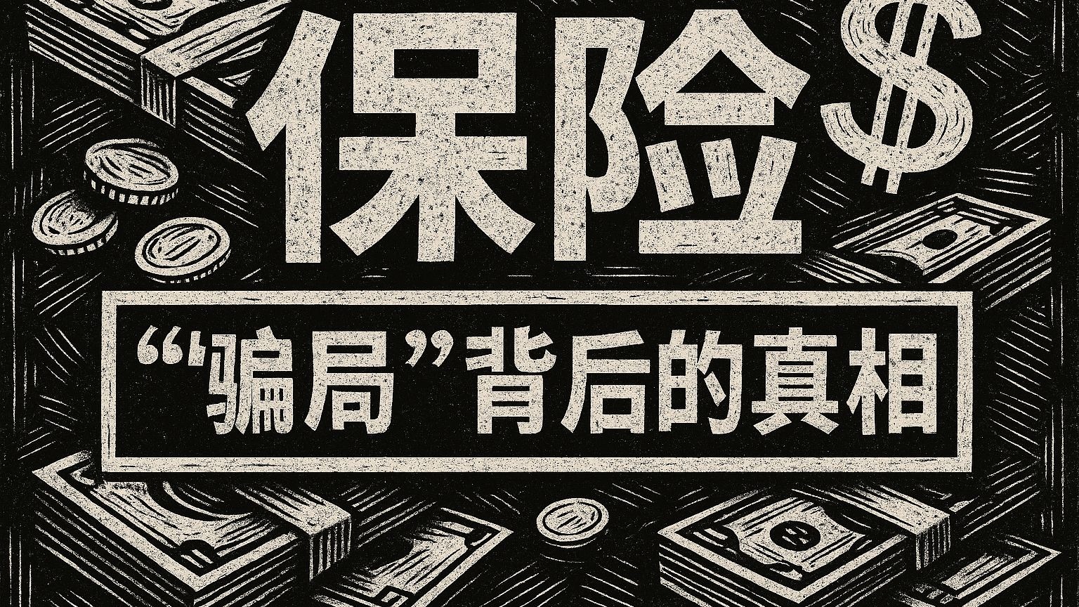 一口气讲清楚保险—深度分析保险“骗局”背后的真相！