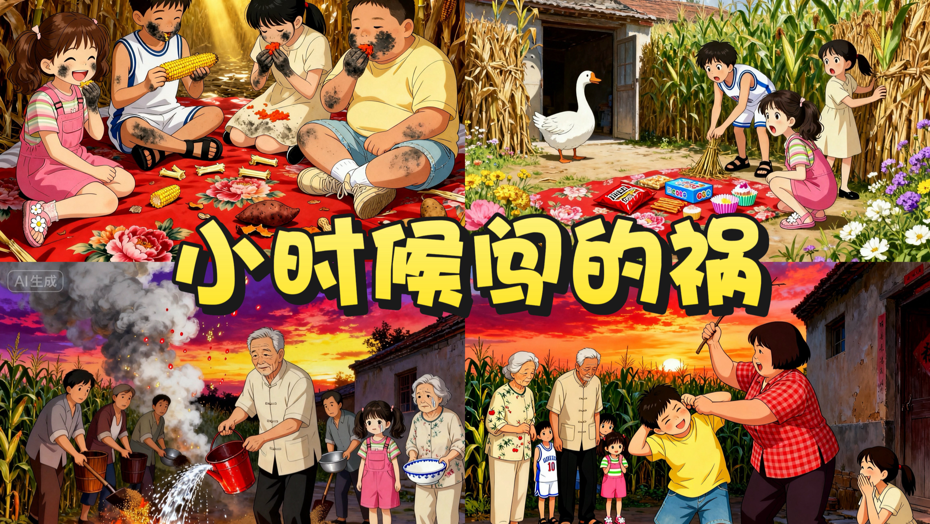 童年回忆—《小时候闯的祸》【AI全民制作人】