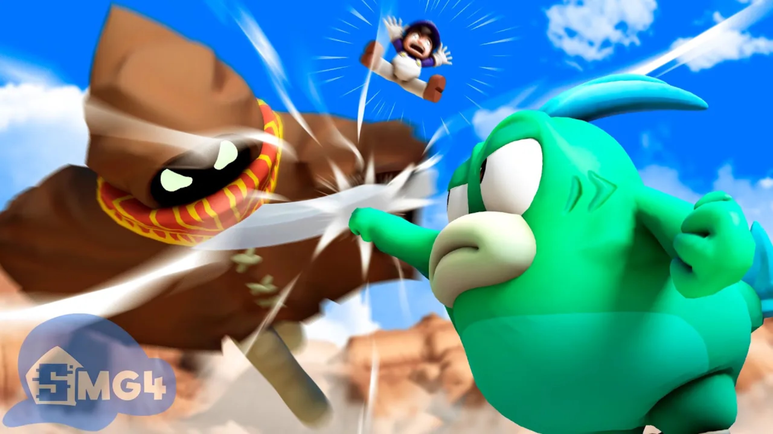 【中字】Boopkins vs Bob:最后一战【SMG4】