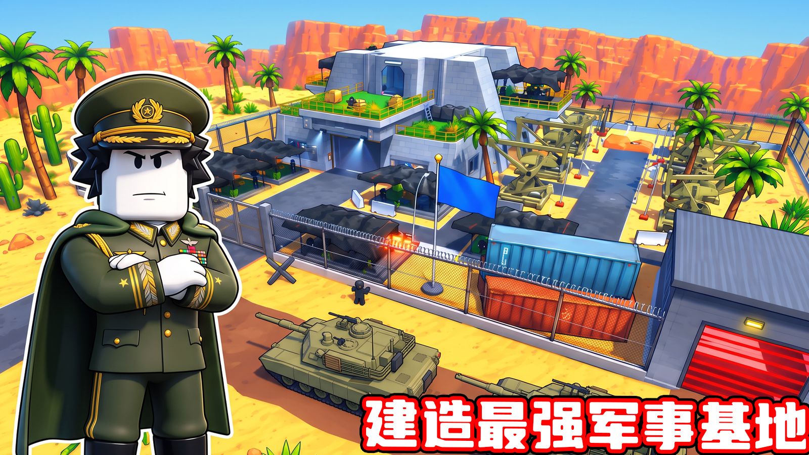 我要建造超级军事基地来占领世界！ROBLOX