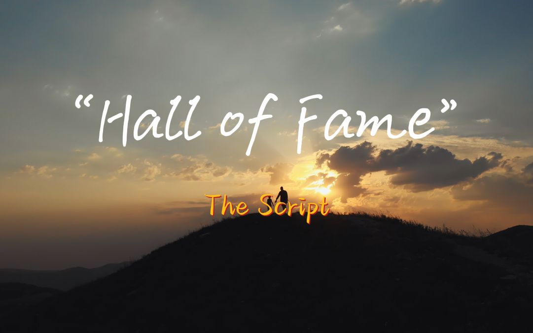 “献给所有为梦想努力奋斗的人！祝各位一路顺风，顶峰相见！”《Hall of Fame》