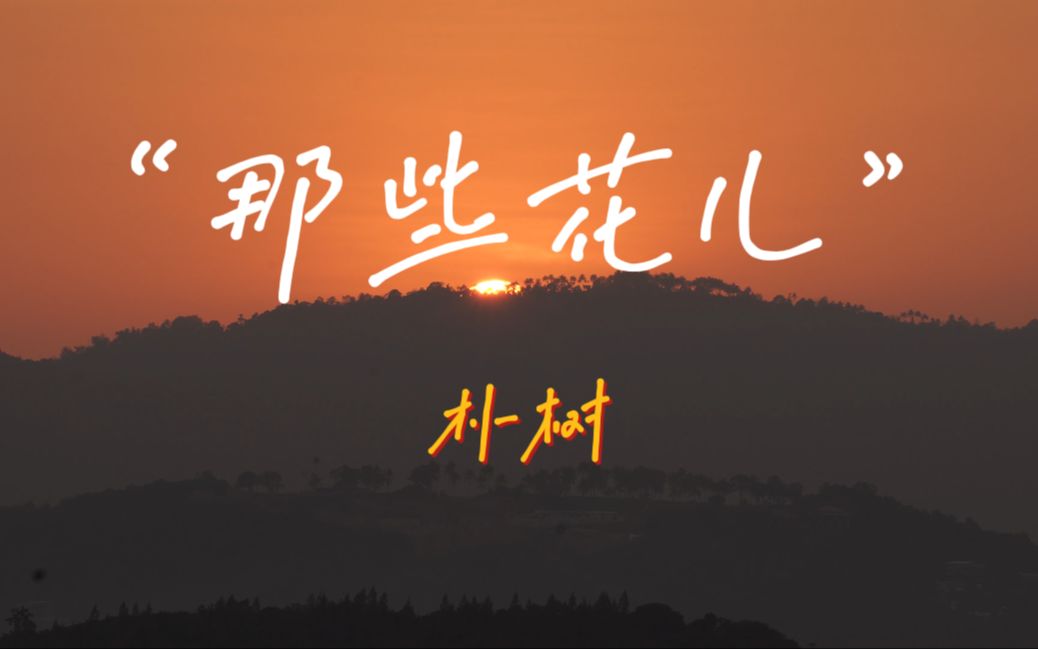 “听到这首歌，你想起了谁呢？”《那些花儿》— 朴树