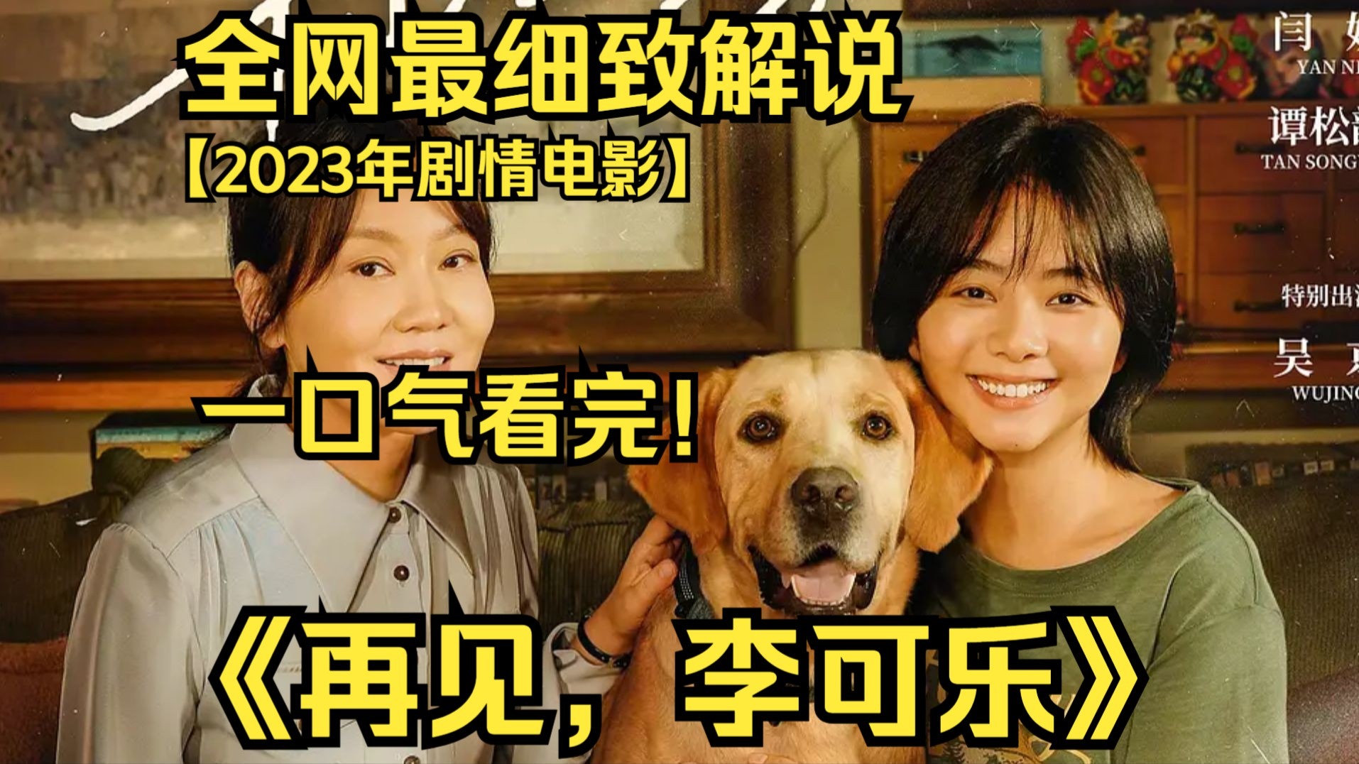 一口气看完4K画质神作《再见，李可乐》整个故事通过狗狗可乐的视角，探讨了家庭、爱与失去，传递出温暖治愈的力量。