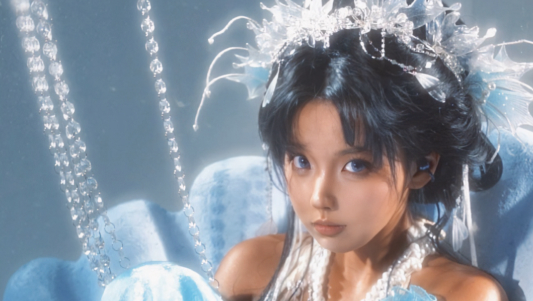 海的女儿，但是黑皮