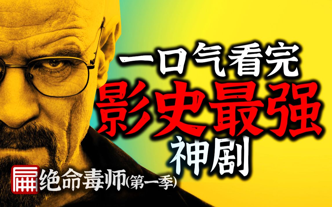 豆瓣9.6！影史最强美剧！化学老师的毒枭养成路！一口气看完《绝命毒师》第一季
