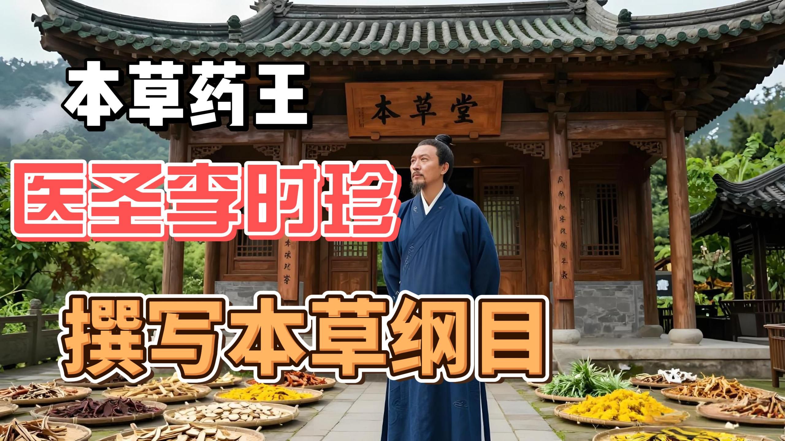 睡前历史故事：本草药王医圣李时珍，倾尽一生撰写本草纲目