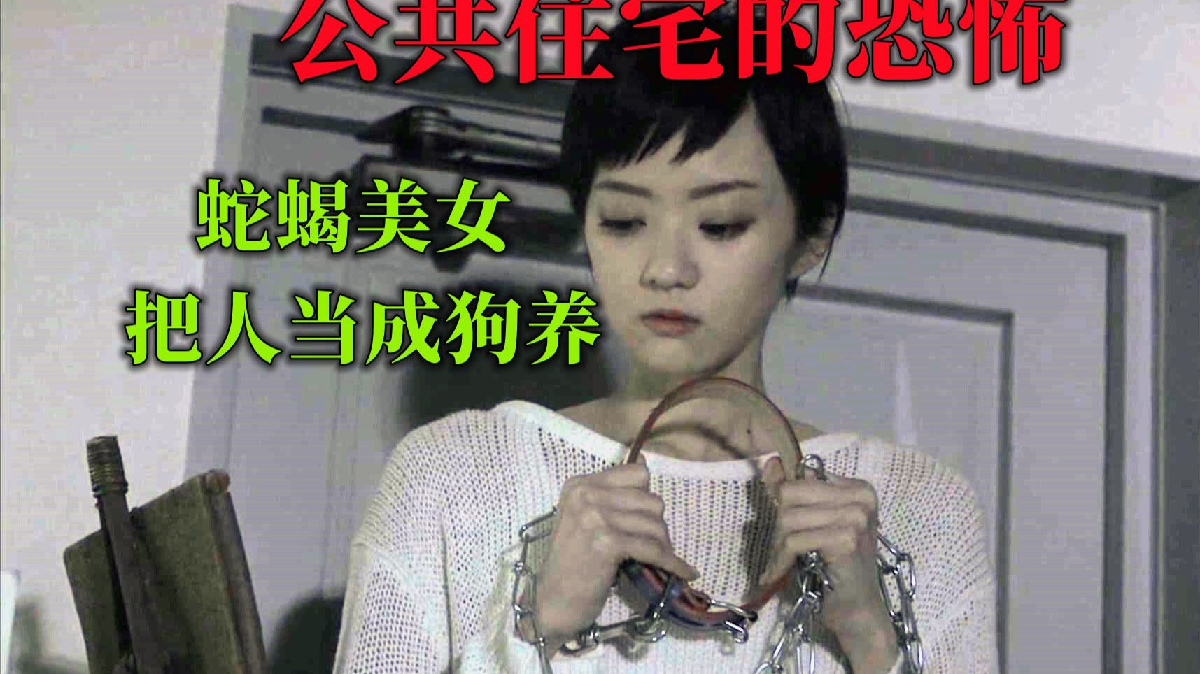 千万不要好奇，美女把男人当狗来养，日剧《公共住宅的恐怖》