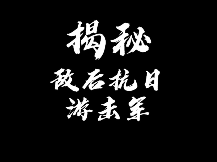 被遗忘的历史—敌后抗日游击军