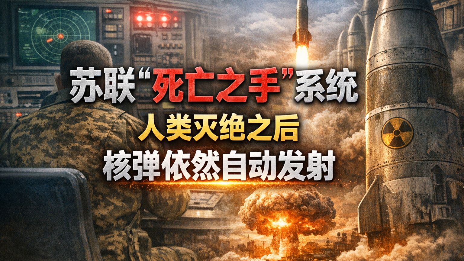 苏联“死亡之手"系统：人类灭绝后，核弹依然自动发射