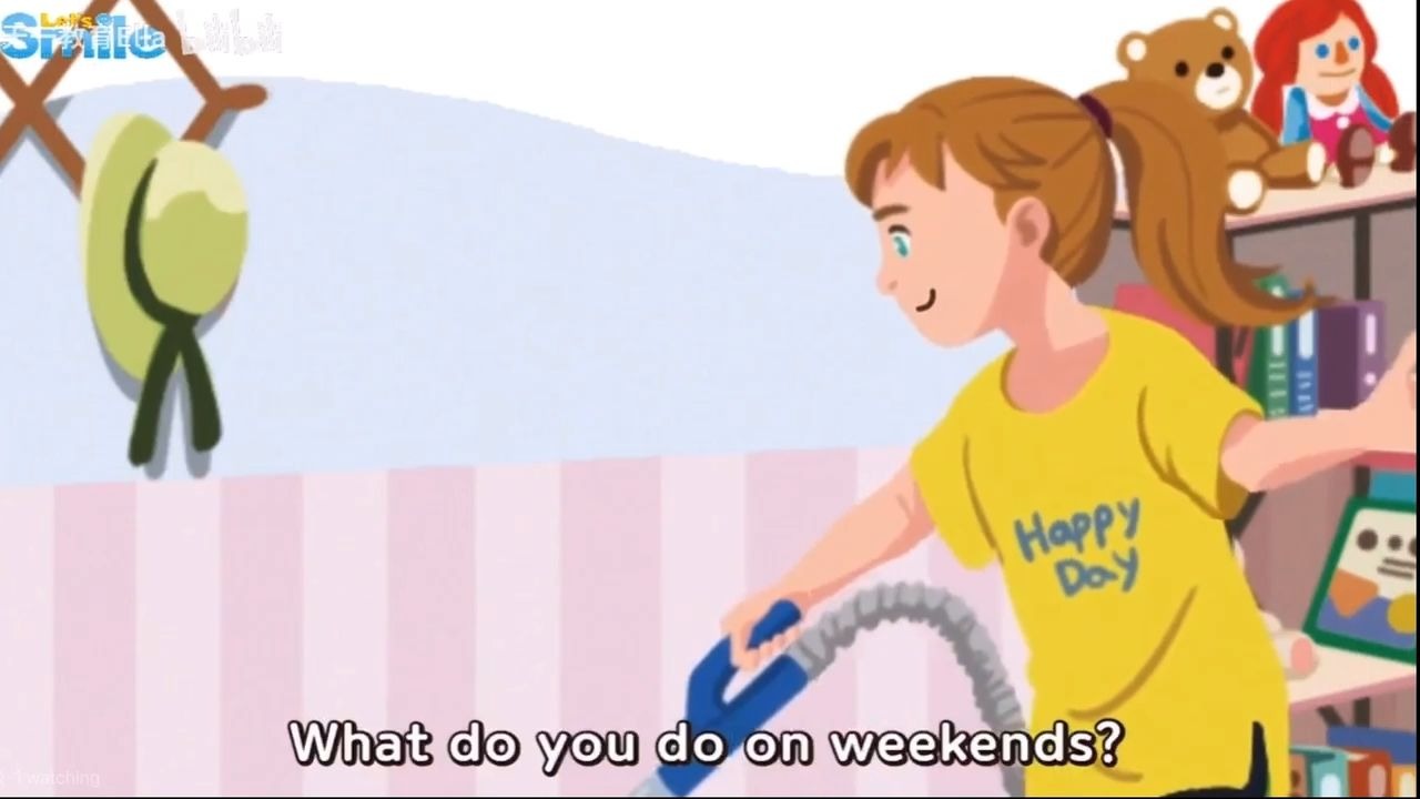 What do you do on weekends? 你周末做什么?（Song小歌谣）