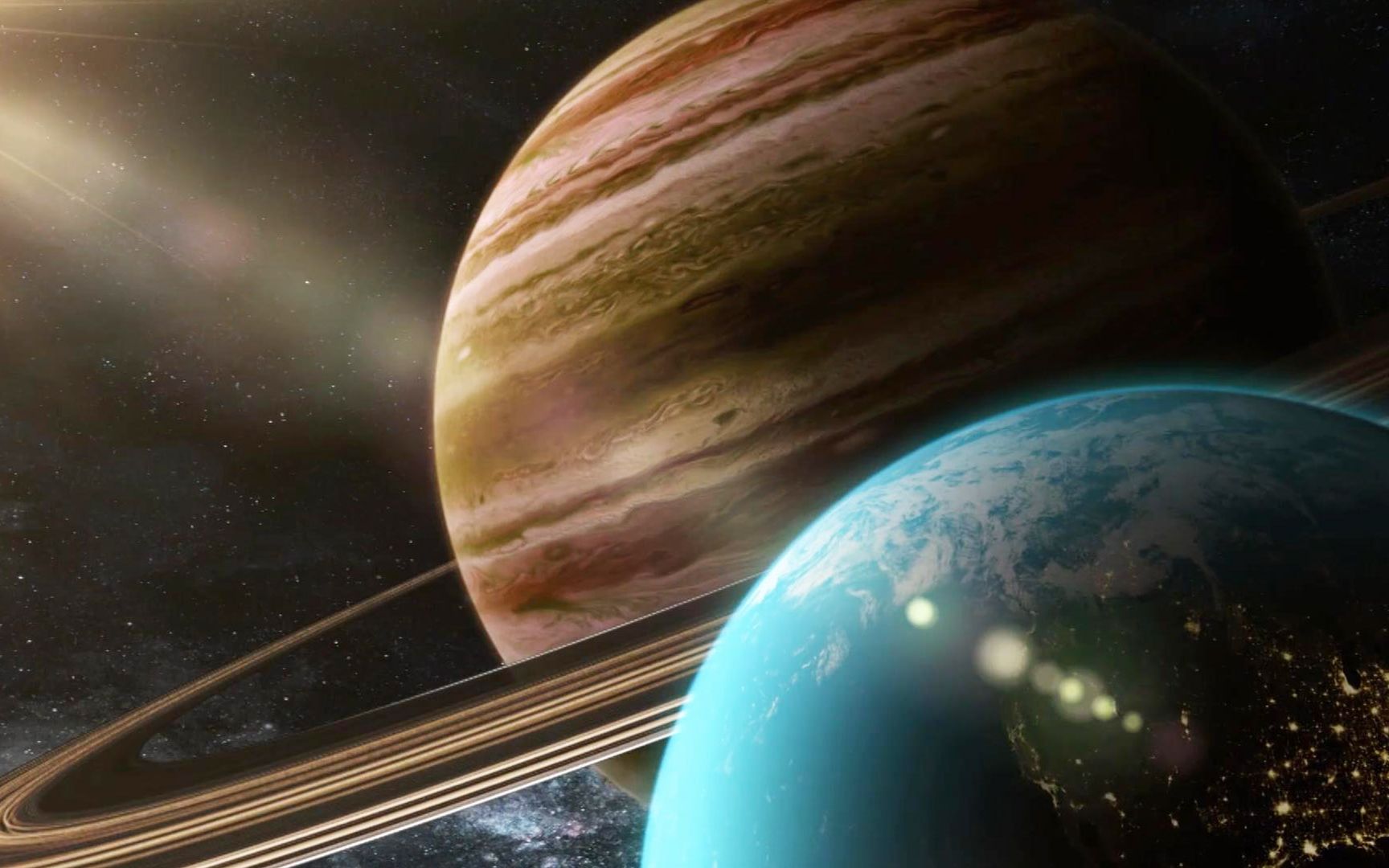 超巨型行星撞击地球，直径4.8万千米，毁灭景象令人恐惧！【科幻Fans】科幻纪录片《世界毁灭的十种方式》之《流浪行星》 改正版本