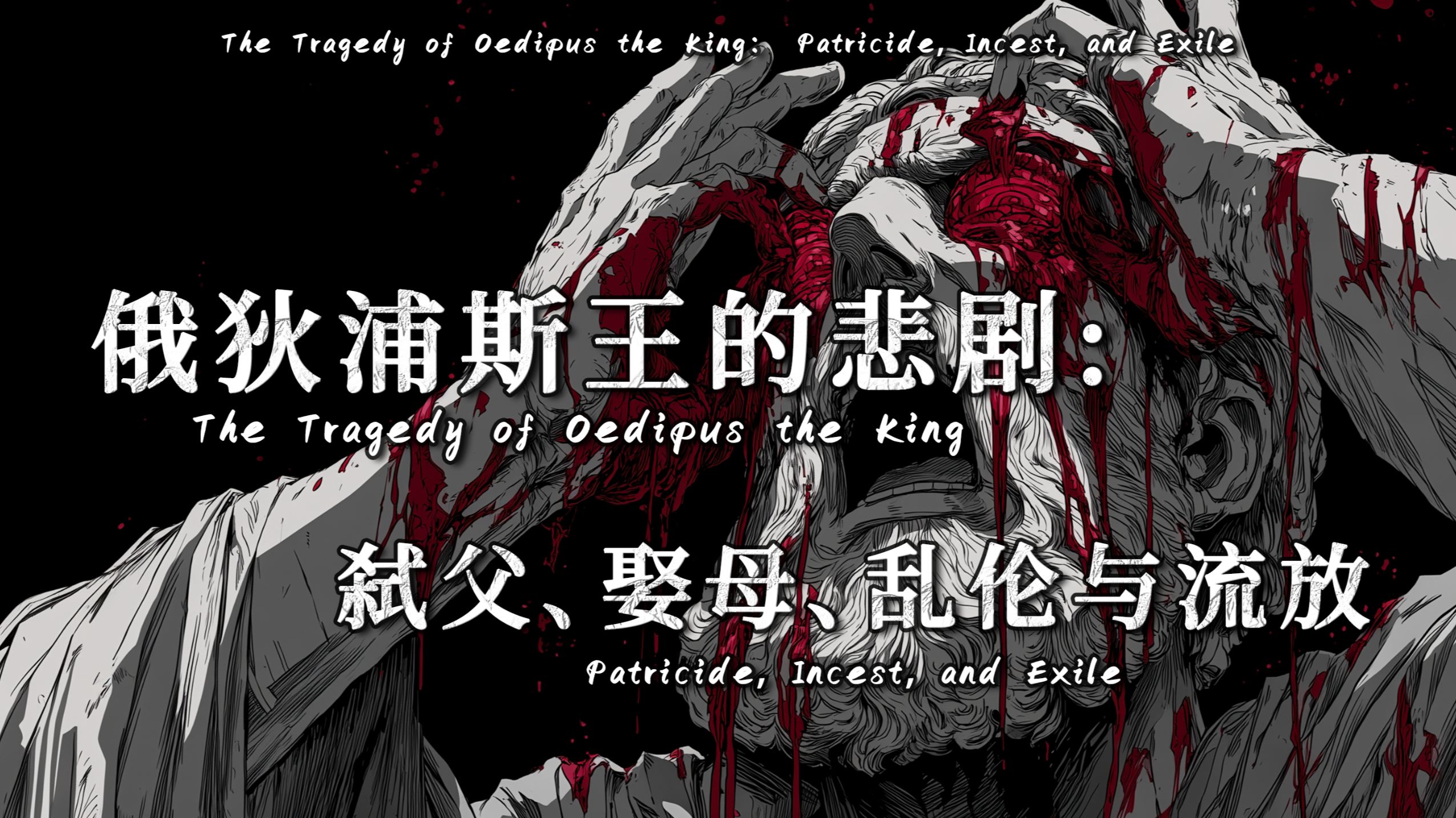 【古希腊悲剧】俄狄浦斯王的悲剧：弑父、娶母、乱伦与流放