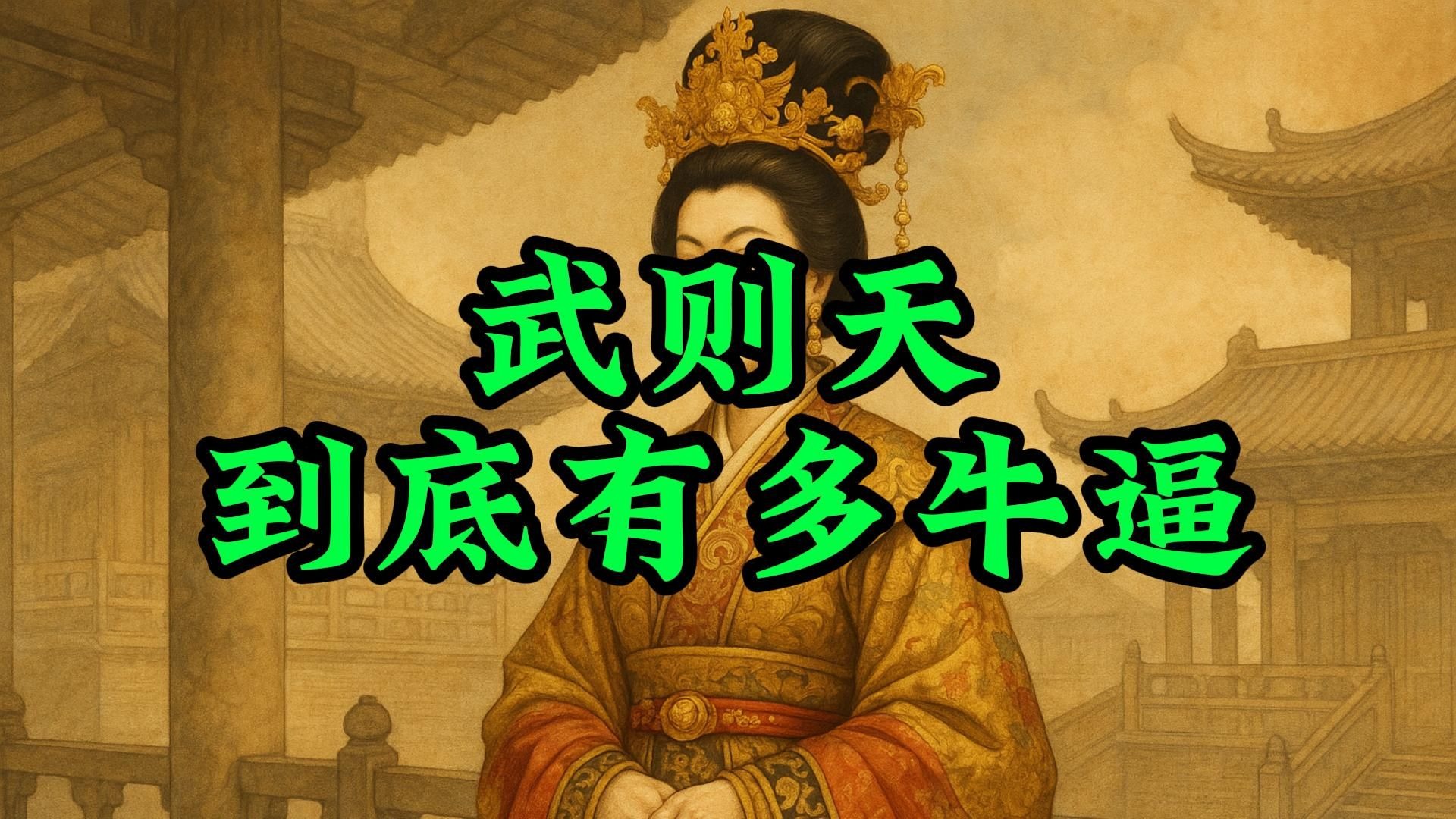 为啥牛人都看武则天，人生迷茫必看武则天，武则天到底有多牛逼，这个视频将会颠覆你对武则天的认知！