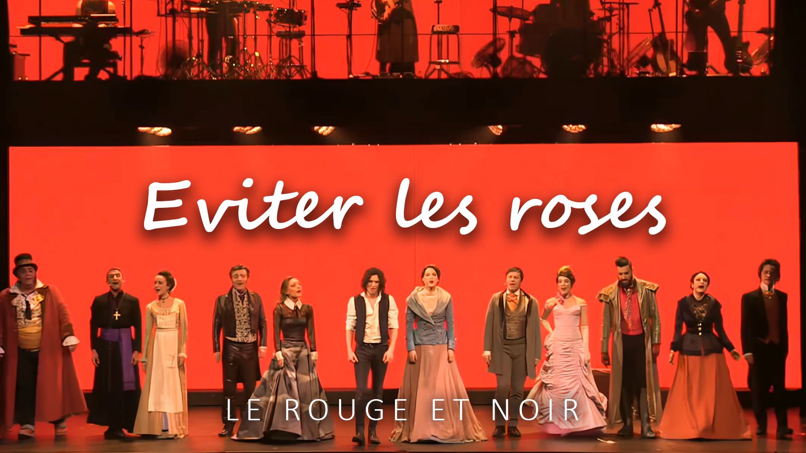 【摇滚红与黑】Eviter les roses  躲避玫瑰 || 注解+音标跟唱版