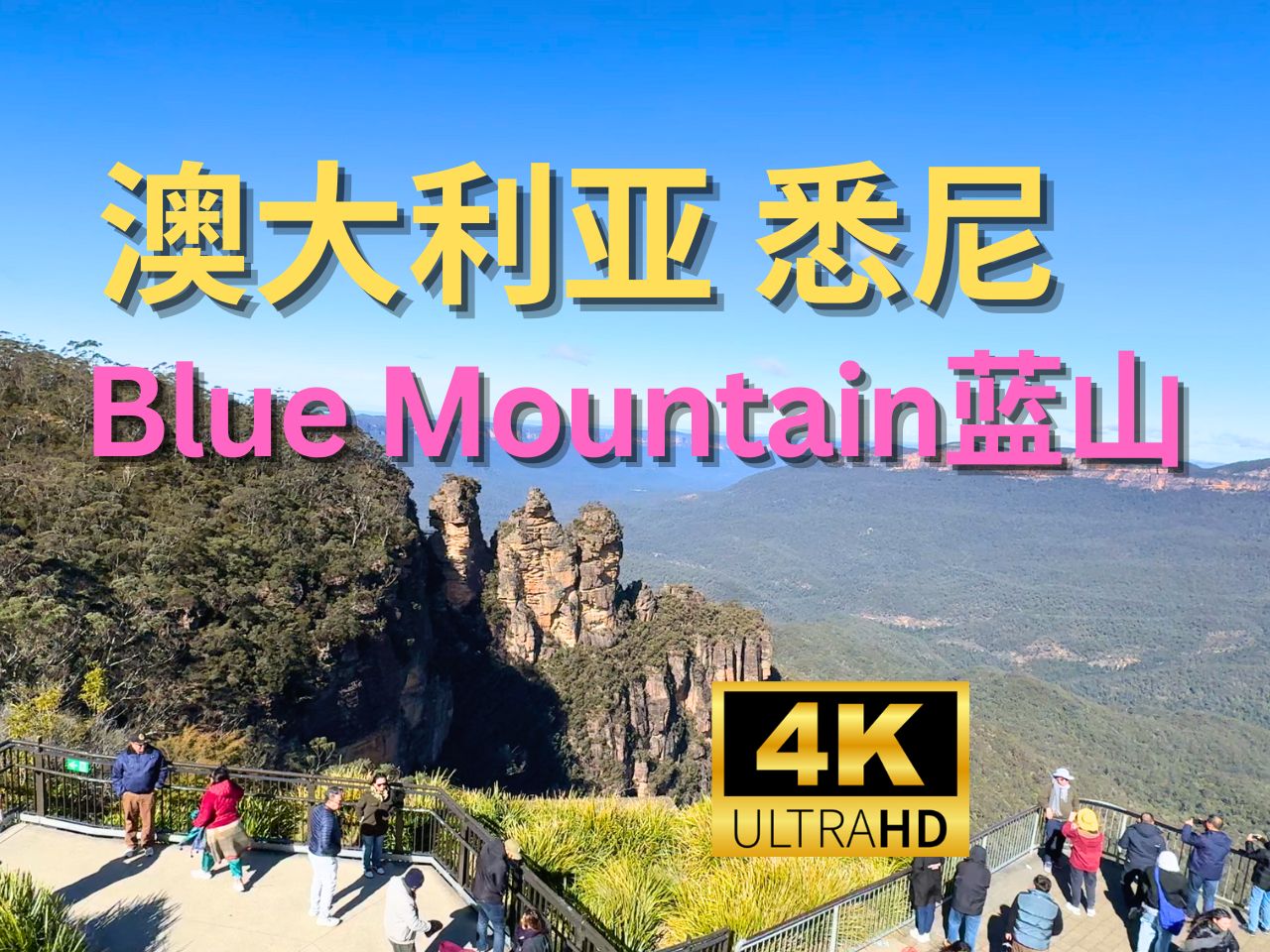 【4K Walk】澳大利亚悉尼-Blue Mountain蓝山｜Australia Sydney 2024