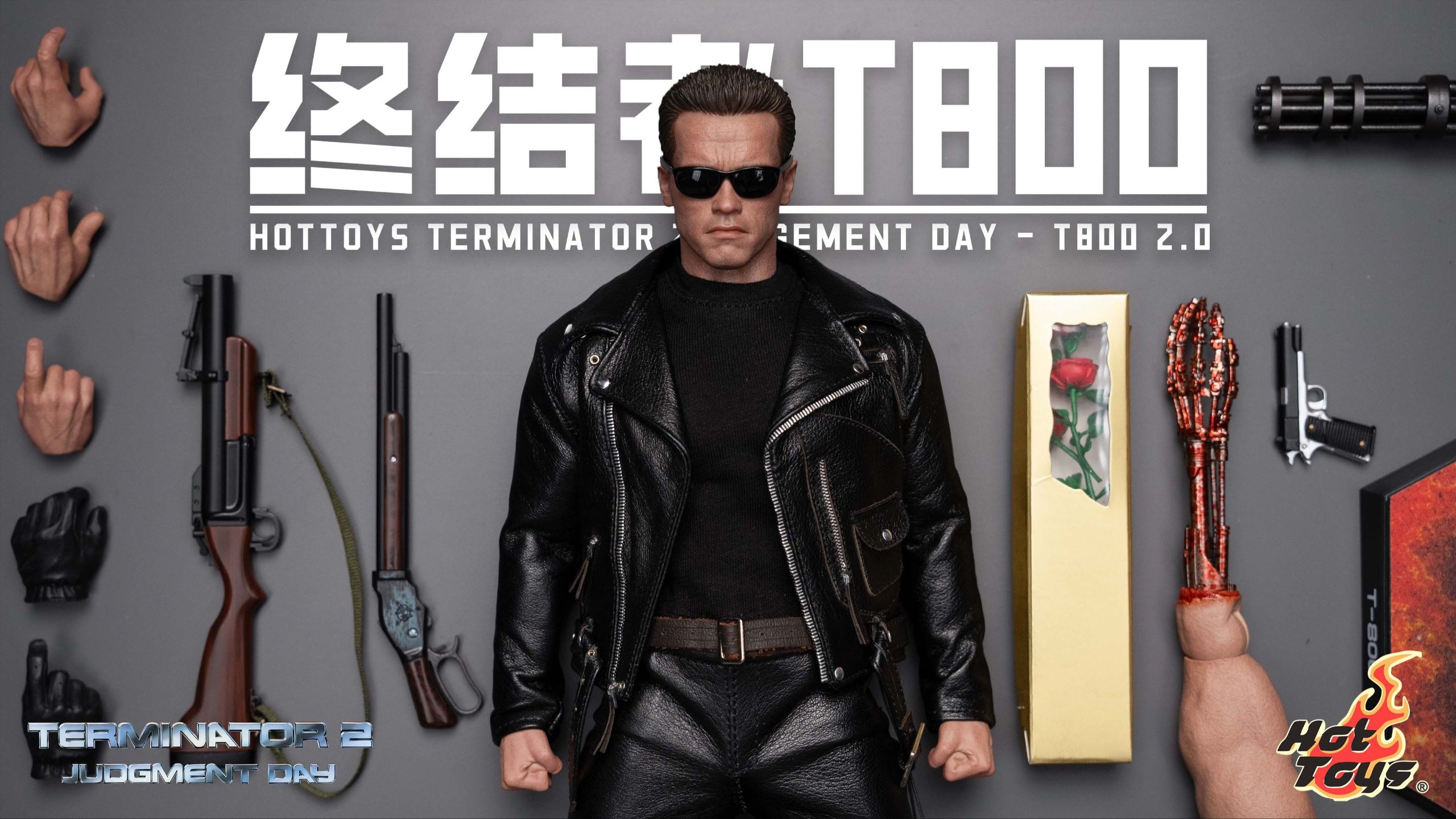 【一期双测】战损常规怎么选？HotToys 终结者2 DX46/T800 2.0 开箱分享