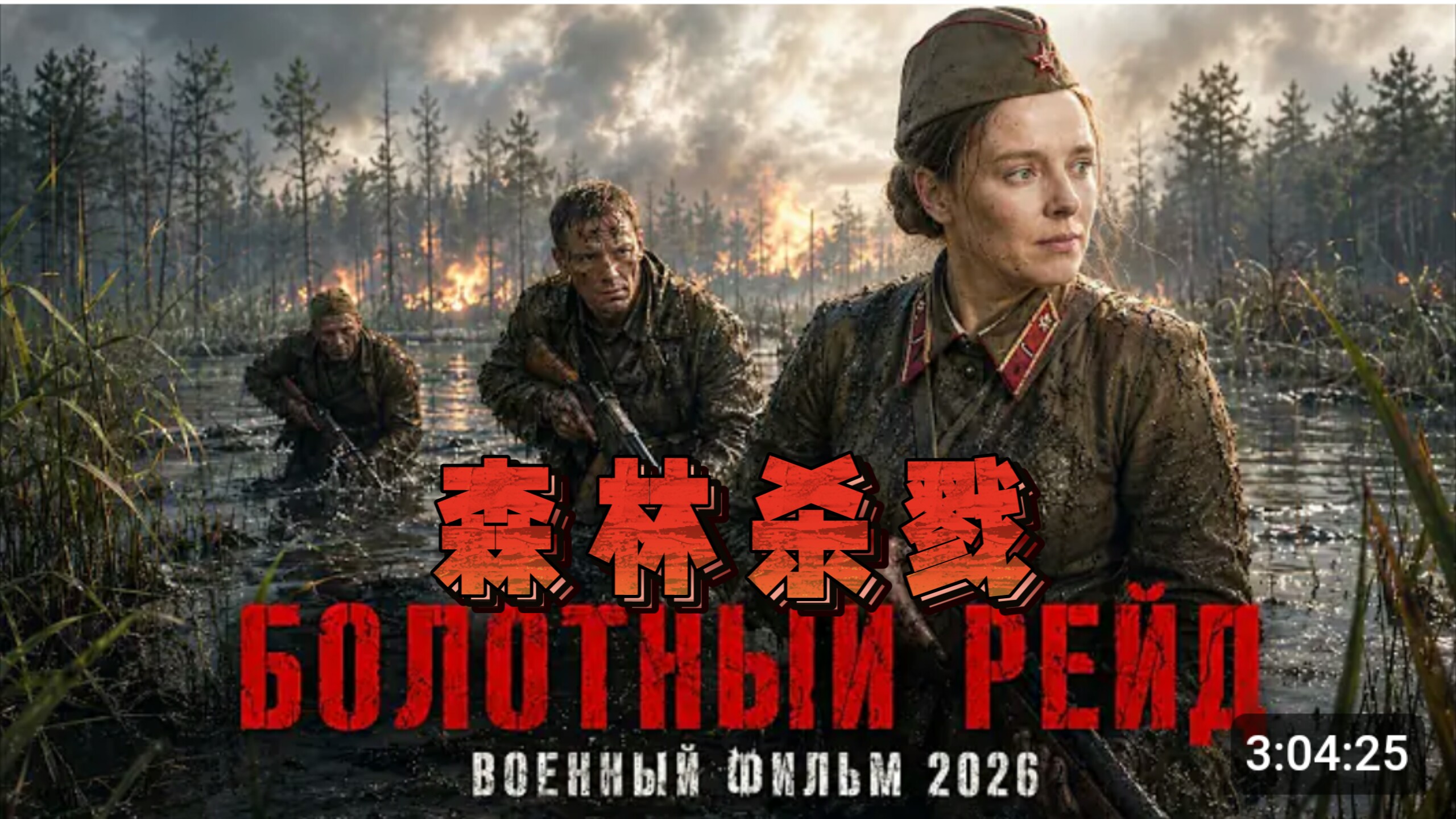 《森林杀戮》Бойня В ЛЕСУ（2026）｜森林突袭行动悄然开始，最终却演变成一场杀戮｜沼泽突袭