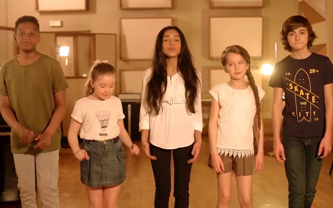 【不插电版｜字幕】愿你拥有世界上所有的快乐 ！【Tout le bonheur du monde-Kids United】