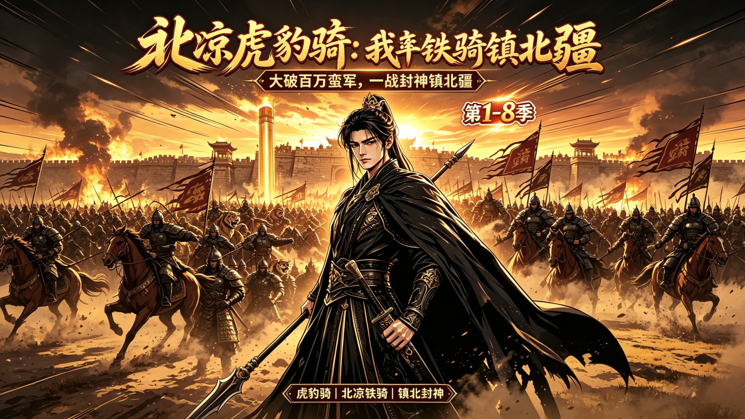 一口气看完，第1-8季[北凉虎豹骑：我率铁骑镇北疆]