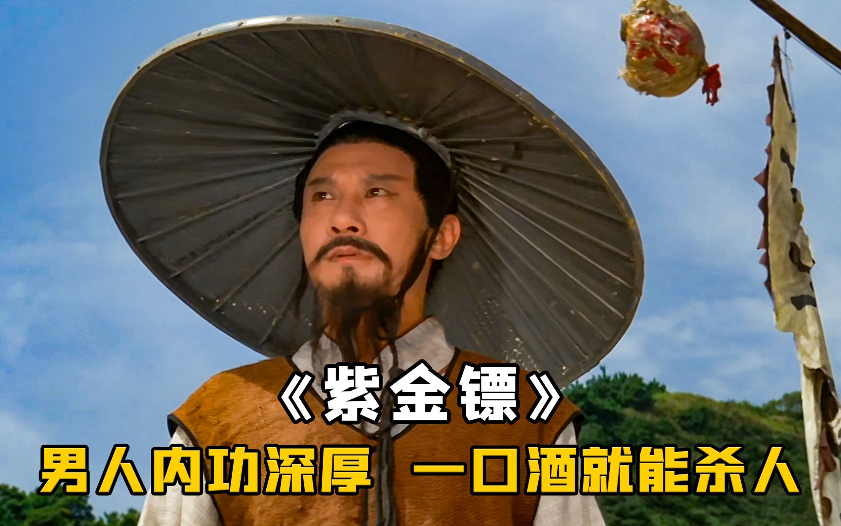 男人内功深厚，一口老酒能杀人，却被江湖恶霸一招秒杀《紫金镖》