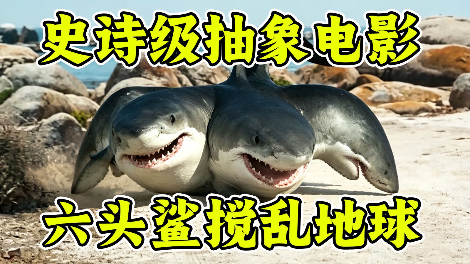 一次看完10部鲨鱼版《牛来》！没看过六头鲨奔跑的人生是不完整的！