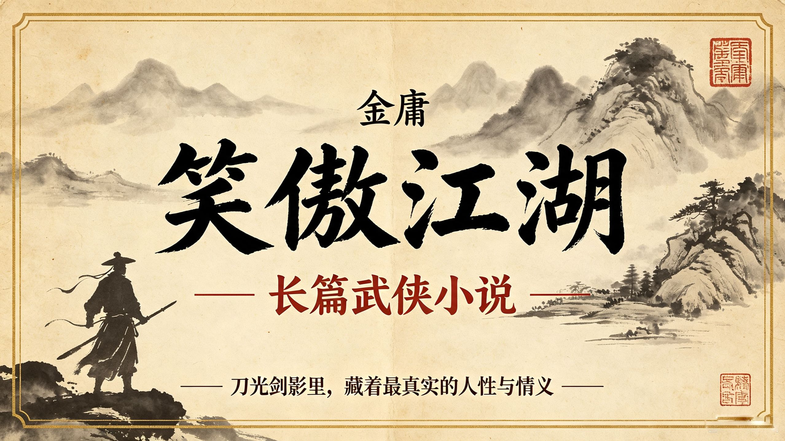 有声书【笑傲江湖】金庸 长篇武侠小说《完整版》