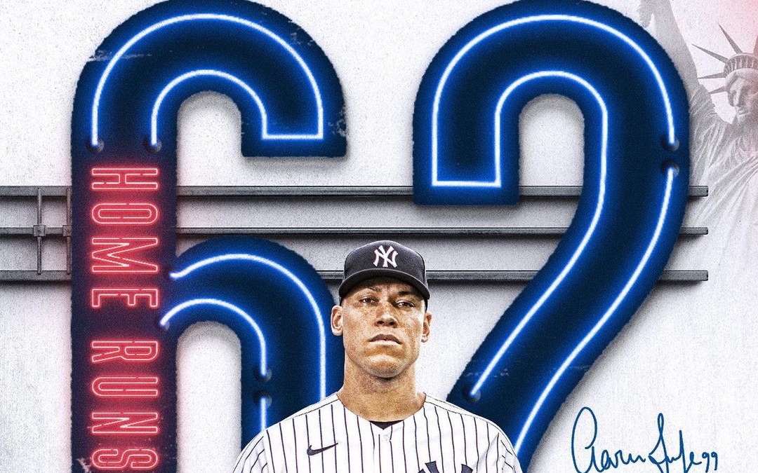 法官 Aaron Judge 2022赛季62支全垒打集锦